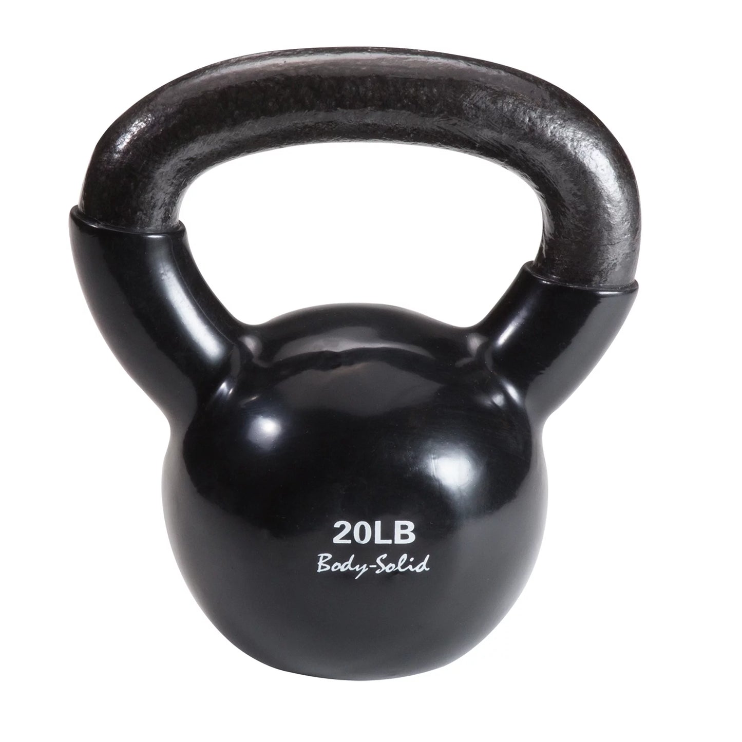 Body-Solid KBVS105 Vinyl Kettlebell Set (5-30 lbs) – Durable Cast Iron with Color-Coded Handles for Strength and Endurance Training