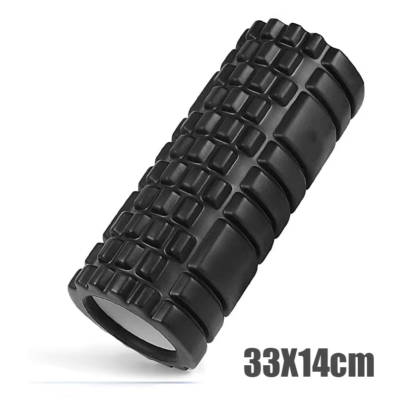 33cm Yoga Foam Roller – Axis Massage Roller for Back and Muscle Recovery, Muscle Massage Training Tool