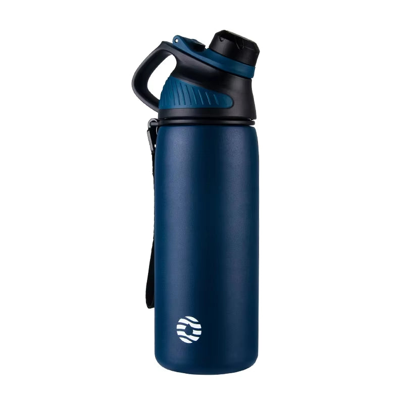 Thermos with Magnetic Lid – Stainless Steel Insulated Water Bottle (1000ml) for Outdoor Sports and Cold Drinks