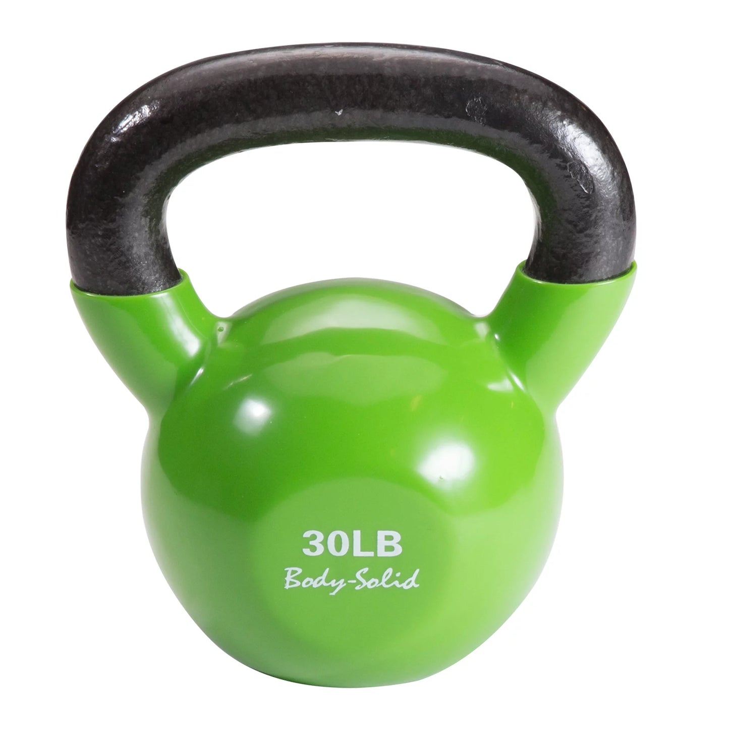 Body-Solid KBVS105 Vinyl Kettlebell Set (5-30 lbs) – Durable Cast Iron with Color-Coded Handles for Strength and Endurance Training