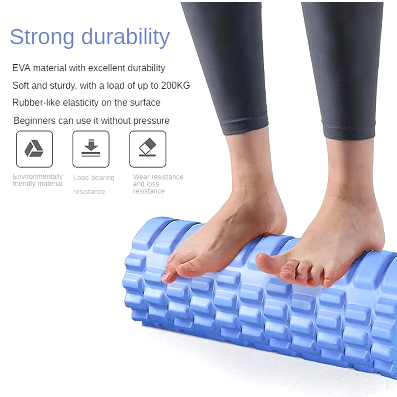 33cm Yoga Foam Roller – Axis Massage Roller for Back and Muscle Recovery, Muscle Massage Training Tool